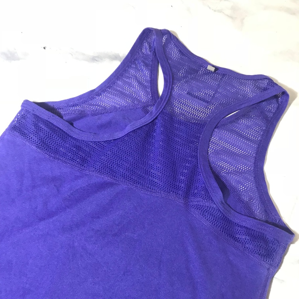 Nike Dri-Fit Purple Athletic Relay Tank Top - Picture 8 of 9